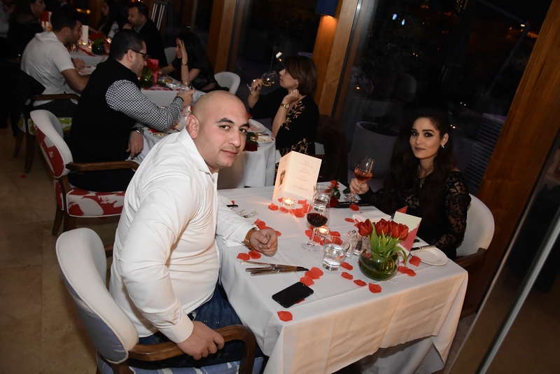 Love at le gray with an enchanting dinner at Indigo on the Roof